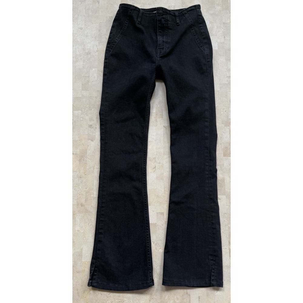 WE THE FREE By Free People Level Up Slit Bootcut Jeans Women's Size 27 Black